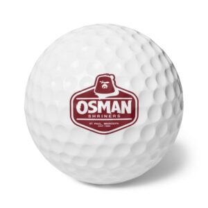 Osman Shrine Golf Balls, 6pcs