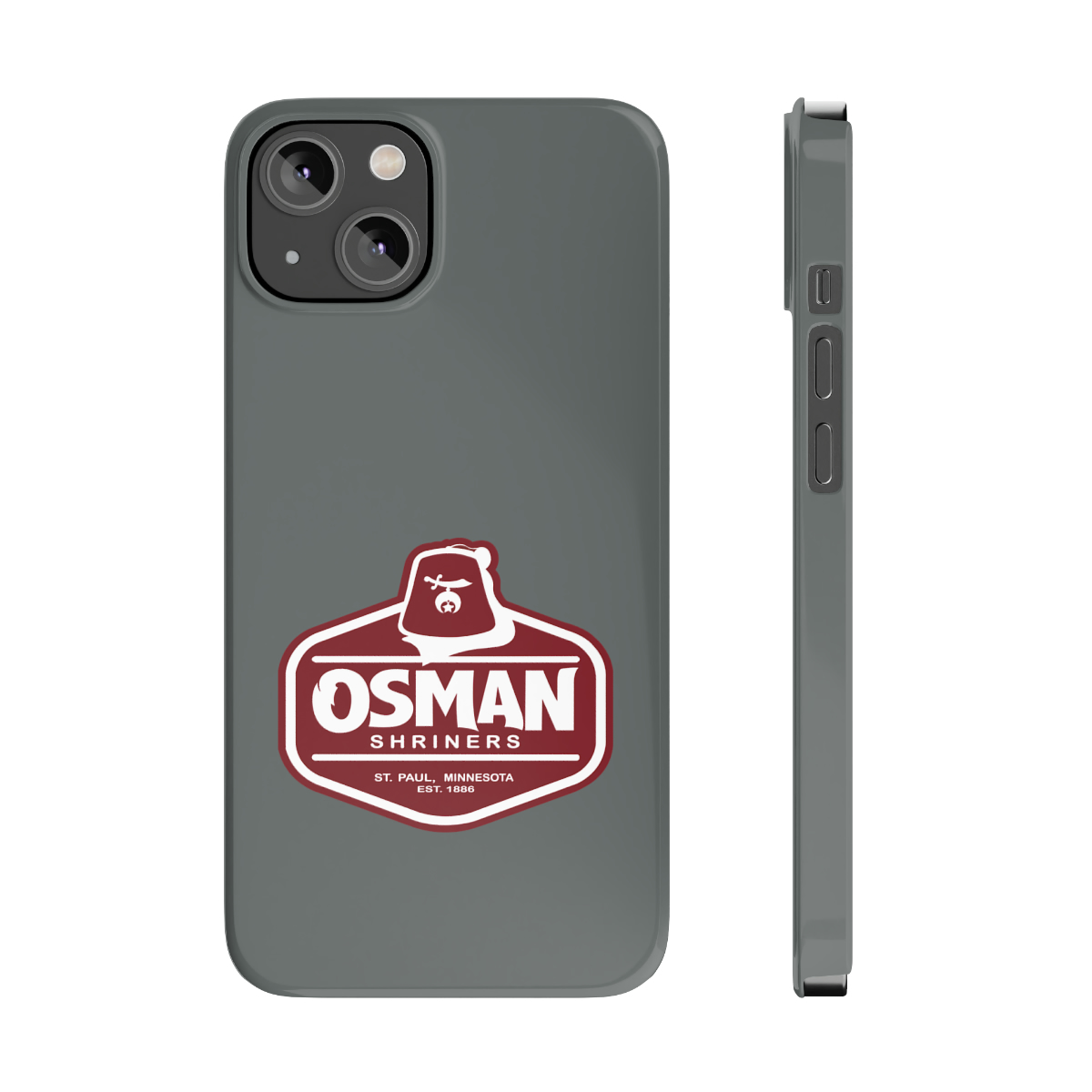 Osman Shrine Slim Phone Case Dark Grey - Image 63