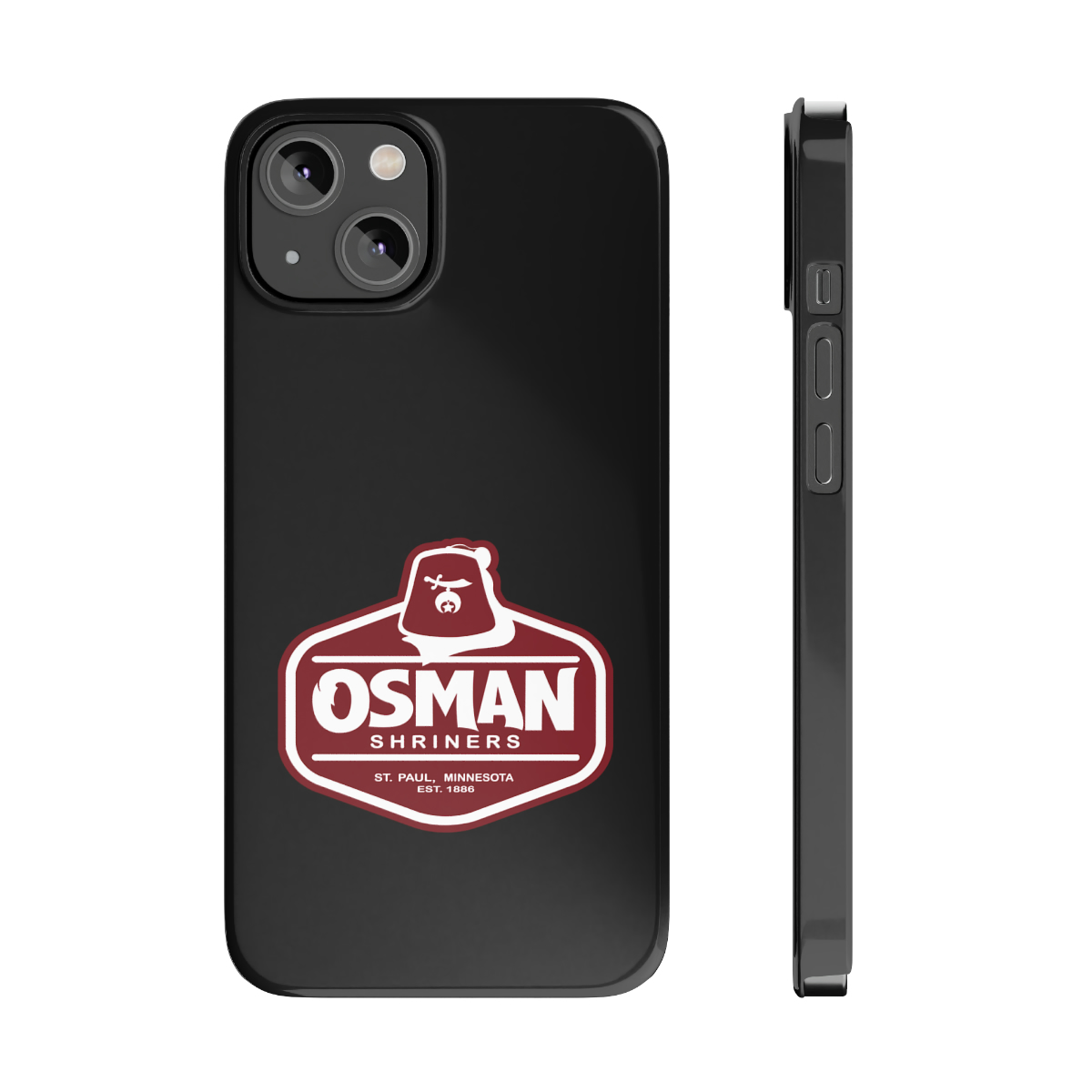Osman Shrine Slim Phone Case Black - Image 63