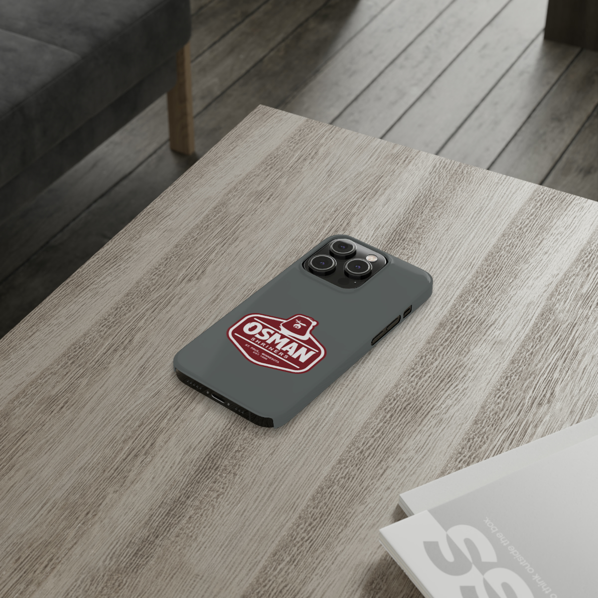 Osman Shrine Slim Phone Case Dark Grey - Image 66