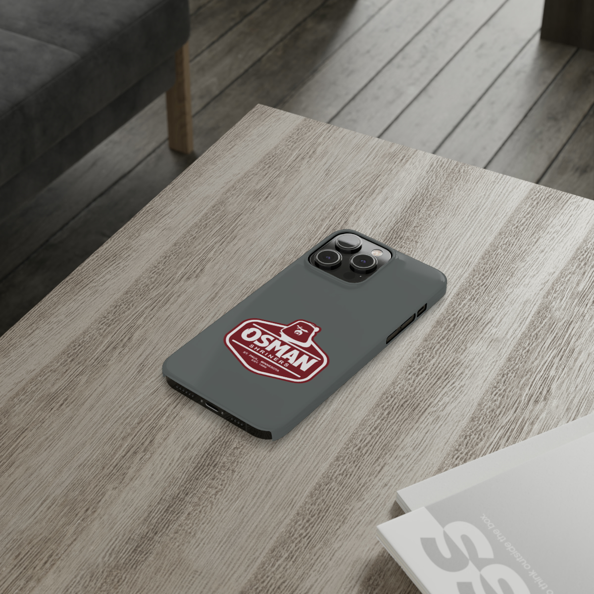 Osman Shrine Slim Phone Case Dark Grey - Image 68