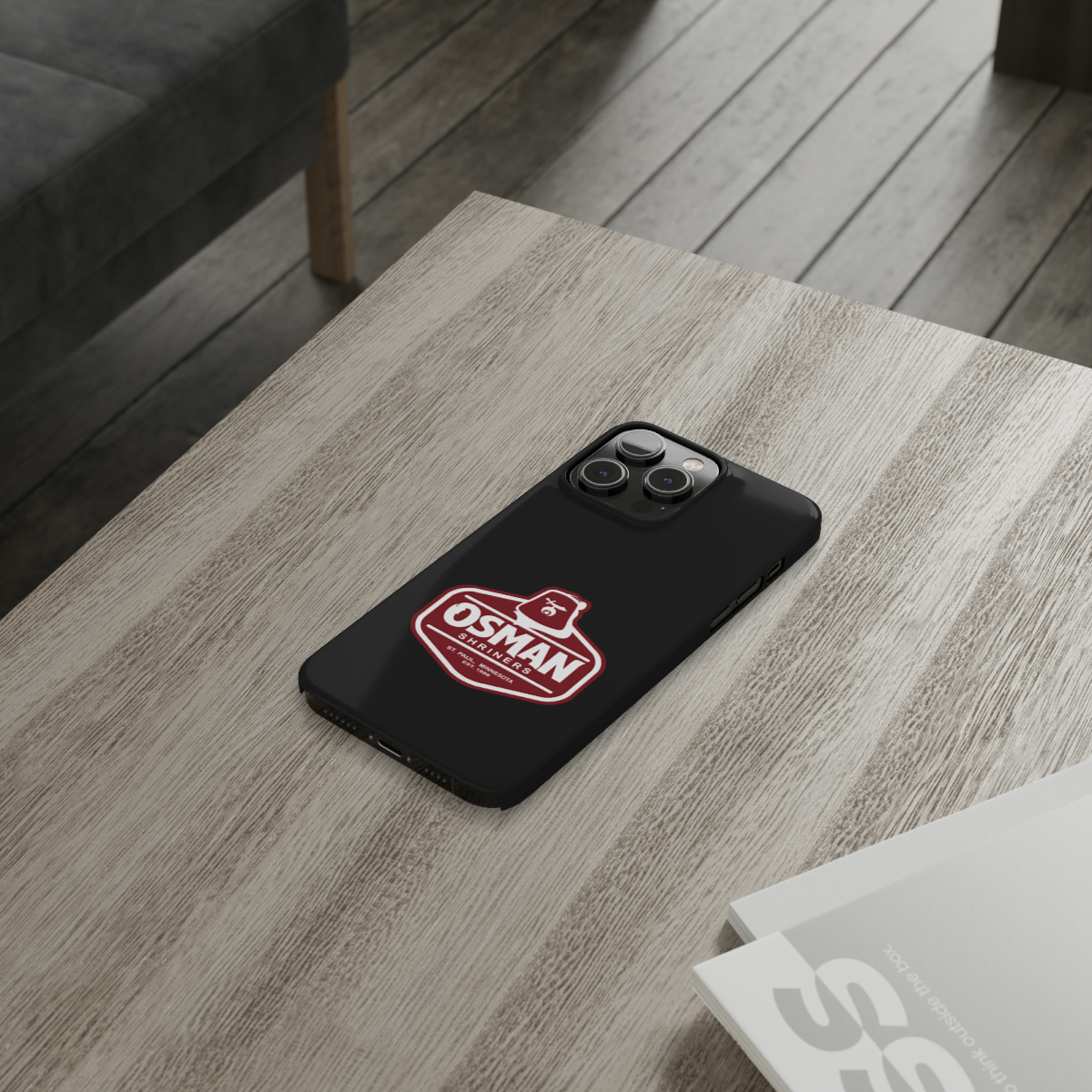 Osman Shrine Slim Phone Case Black - Image 68