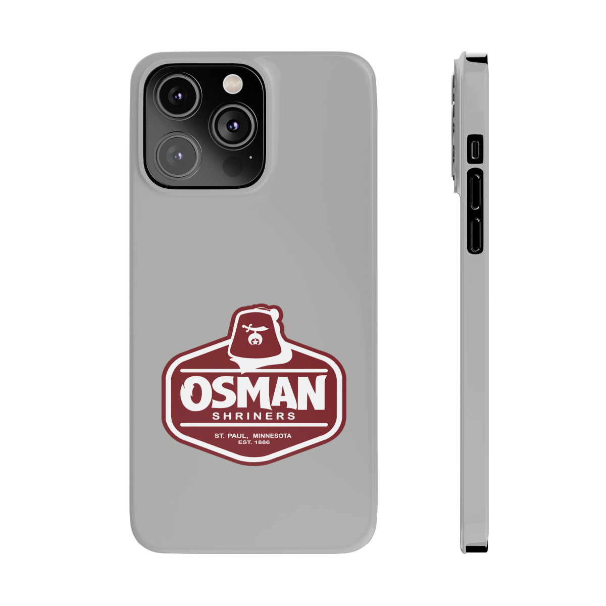 Osman Shrine Slim Phone Case Light Grey - Image 67