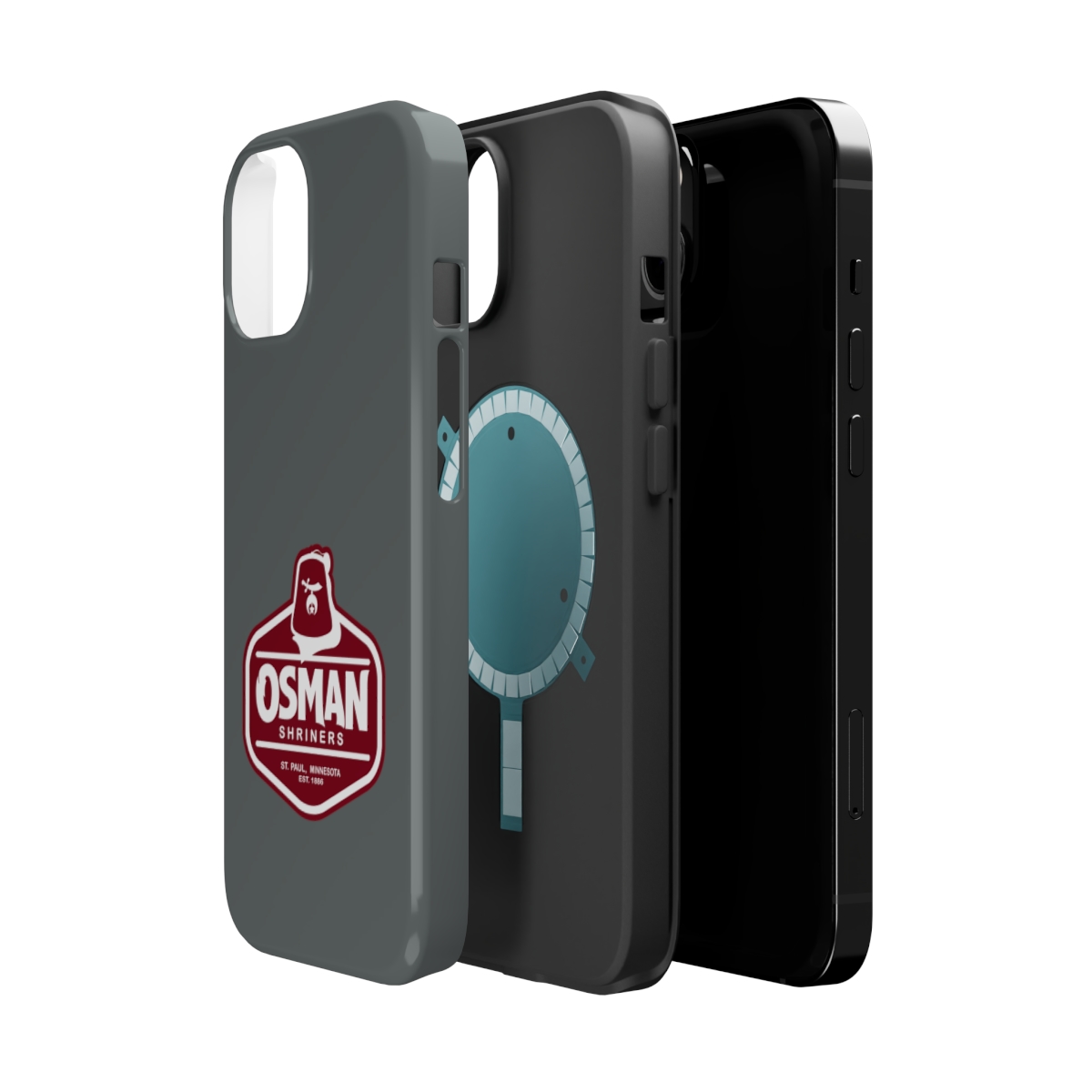 Osman Shrine MagSafe Tough Case Dark Grey - Image 5