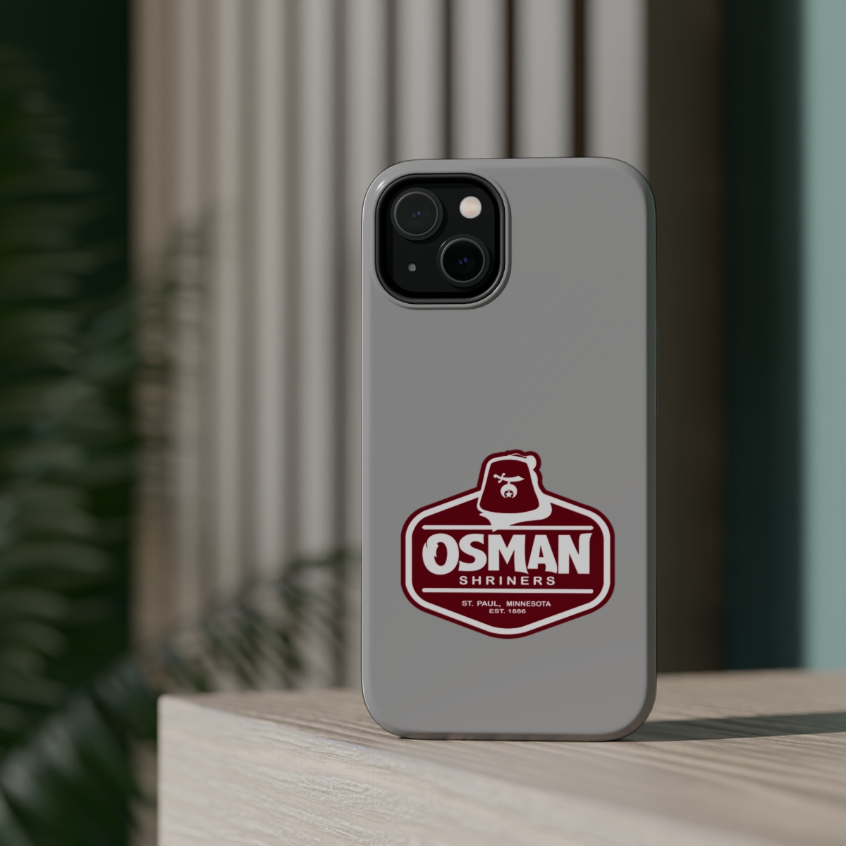 Osman Shrine MagSafe Tough Case Light Grey - Image 7