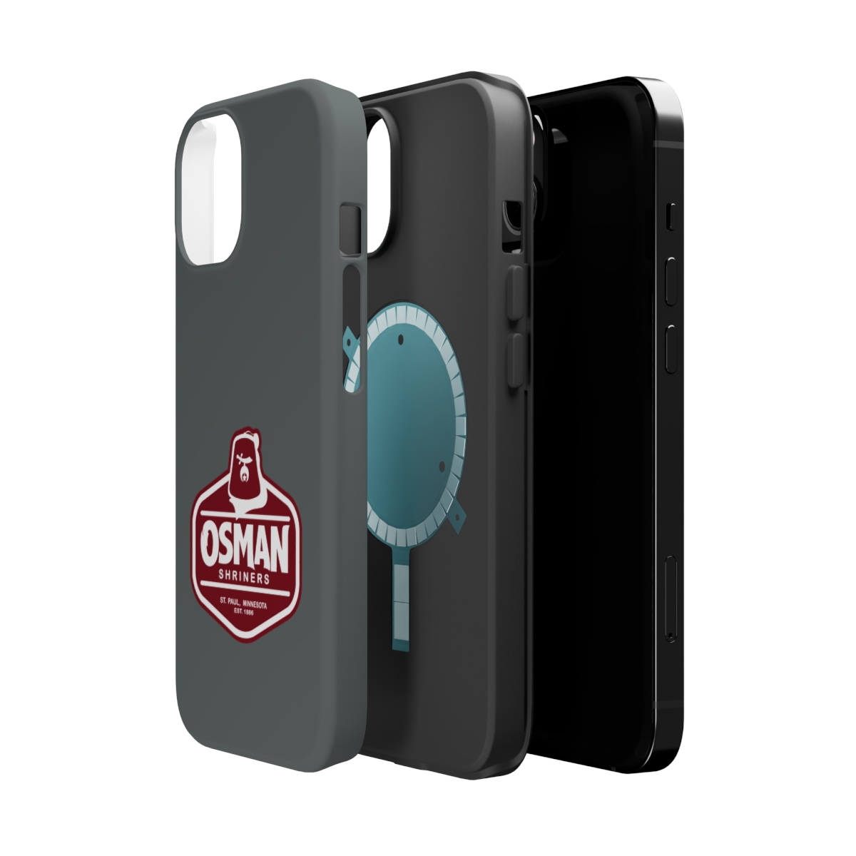 Osman Shrine MagSafe Tough Case Dark Grey - Image 10