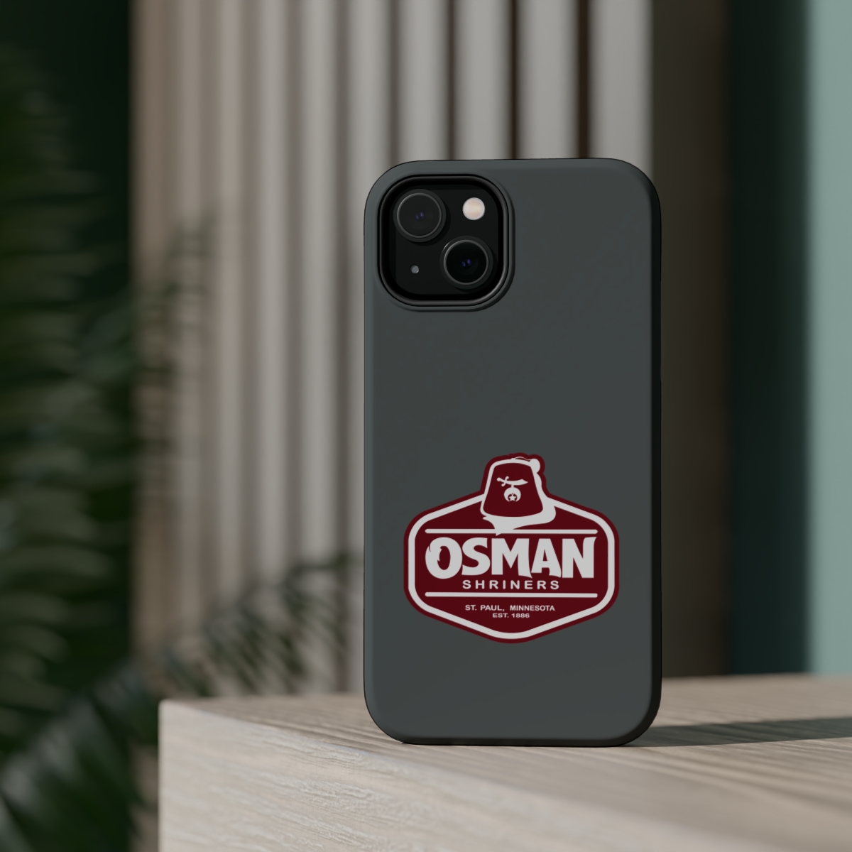 Osman Shrine MagSafe Tough Case Dark Grey - Image 12