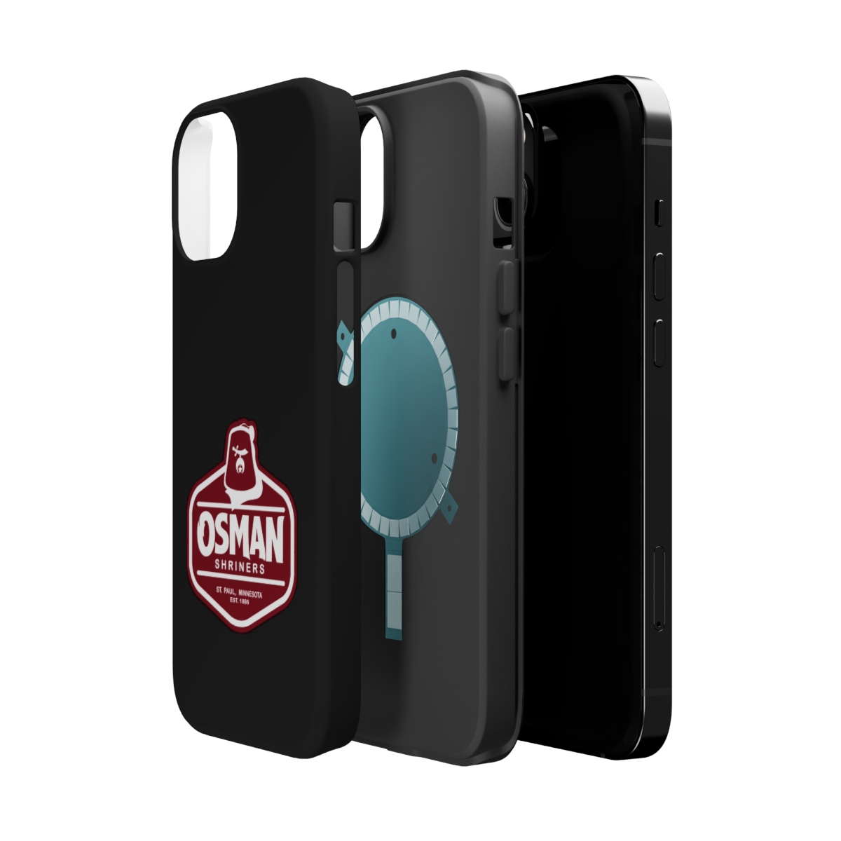 Osman Shrine MagSafe Tough Case Black - Image 10