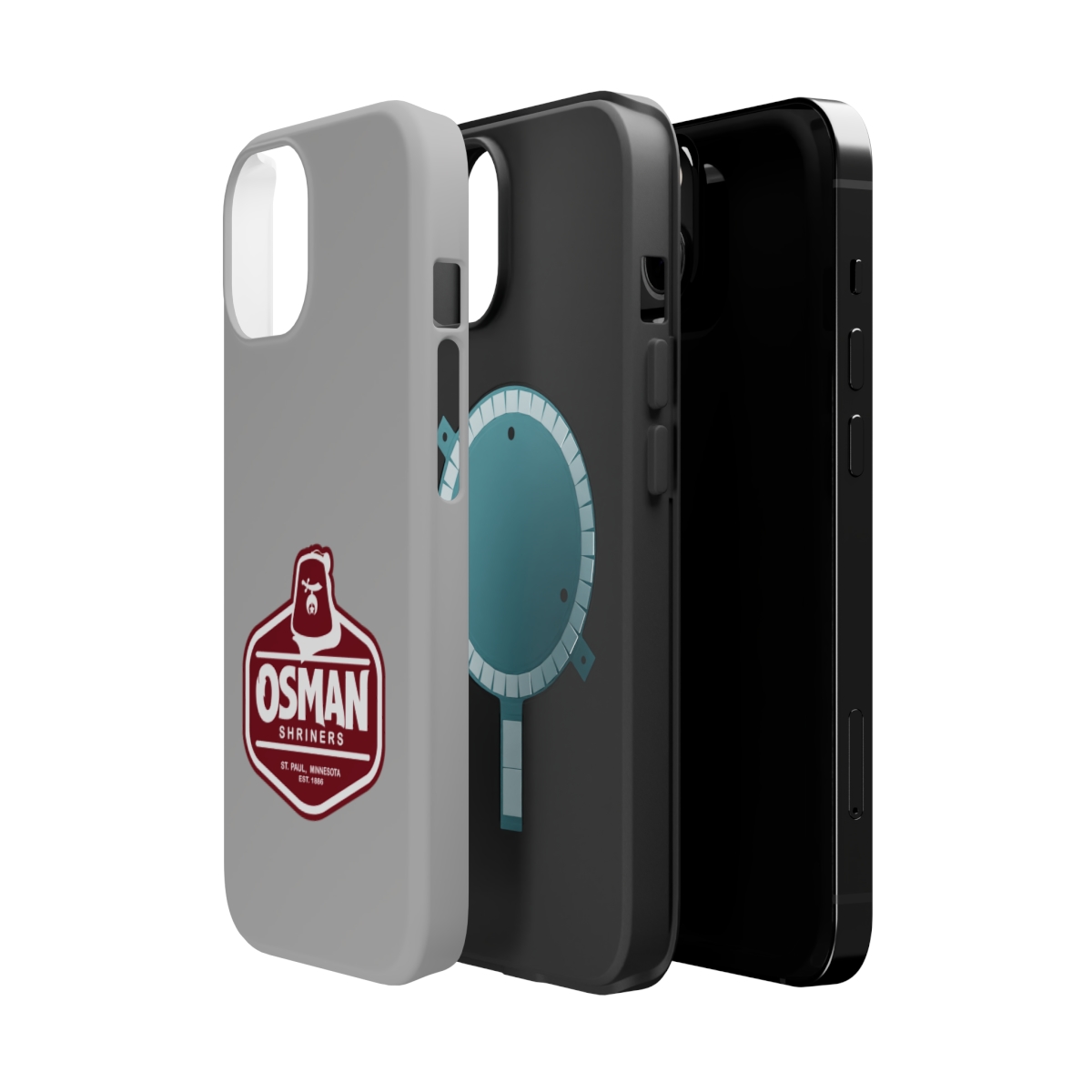 Osman Shrine MagSafe Tough Case Light Grey - Image 10