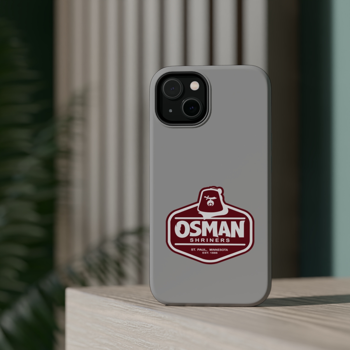 Osman Shrine MagSafe Tough Case Light Grey - Image 12