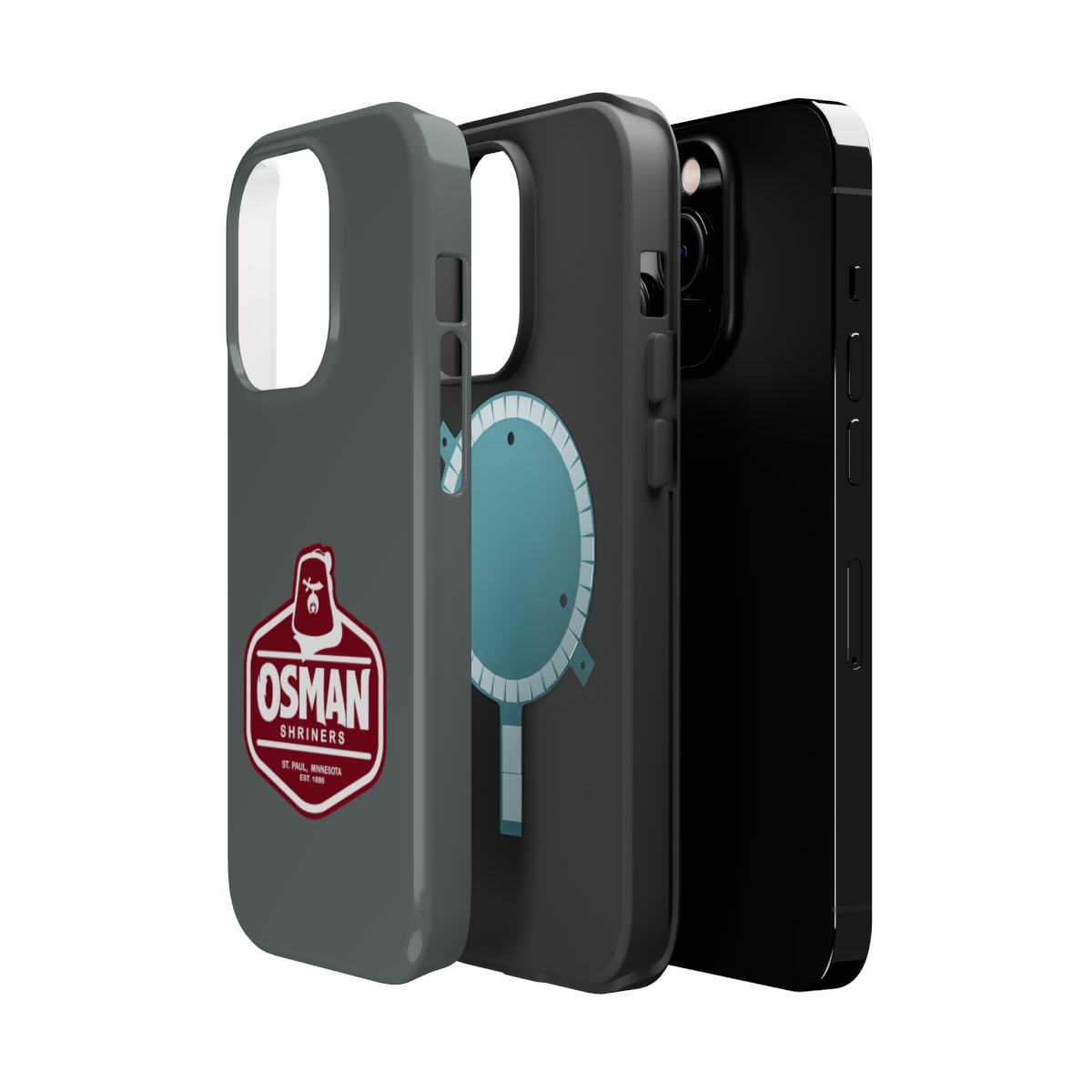 Osman Shrine MagSafe Tough Case Dark Grey - Image 15