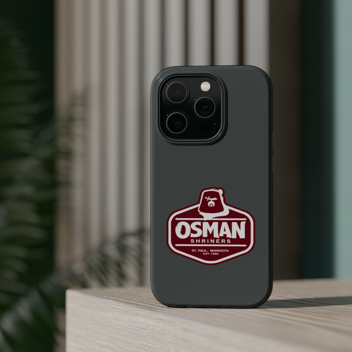Osman Shrine MagSafe Tough Case Dark Grey - Image 17