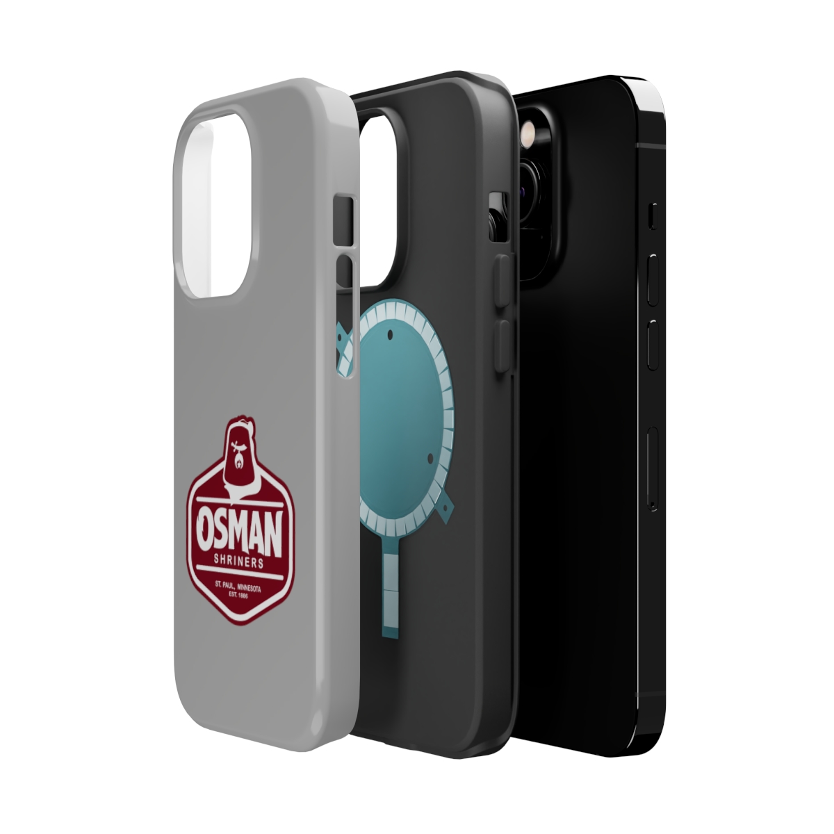 Osman Shrine MagSafe Tough Case Light Grey - Image 15