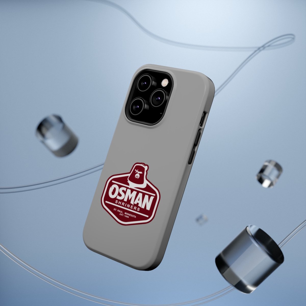 Osman Shrine MagSafe Tough Case Light Grey - Image 18