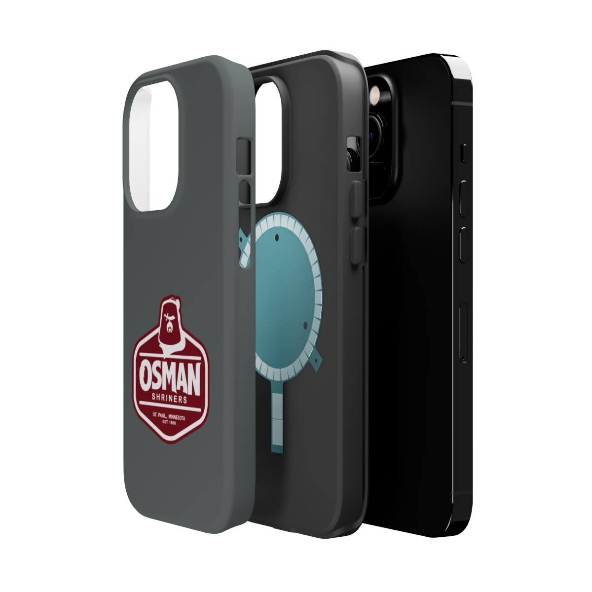 Osman Shrine MagSafe Tough Case Dark Grey - Image 20