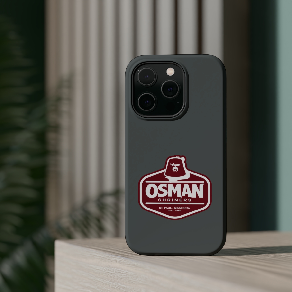 Osman Shrine MagSafe Tough Case Dark Grey - Image 22