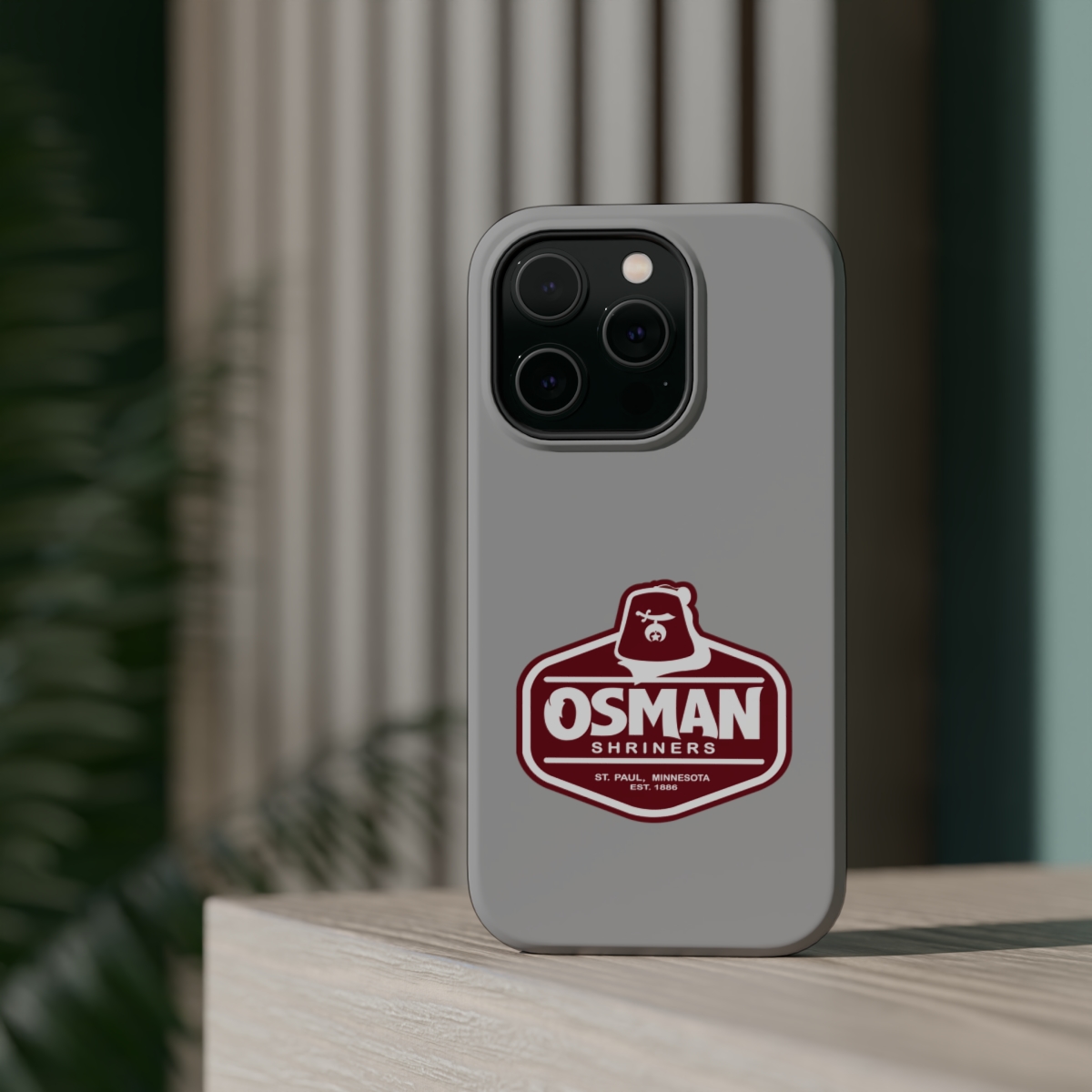 Osman Shrine MagSafe Tough Case Light Grey - Image 22