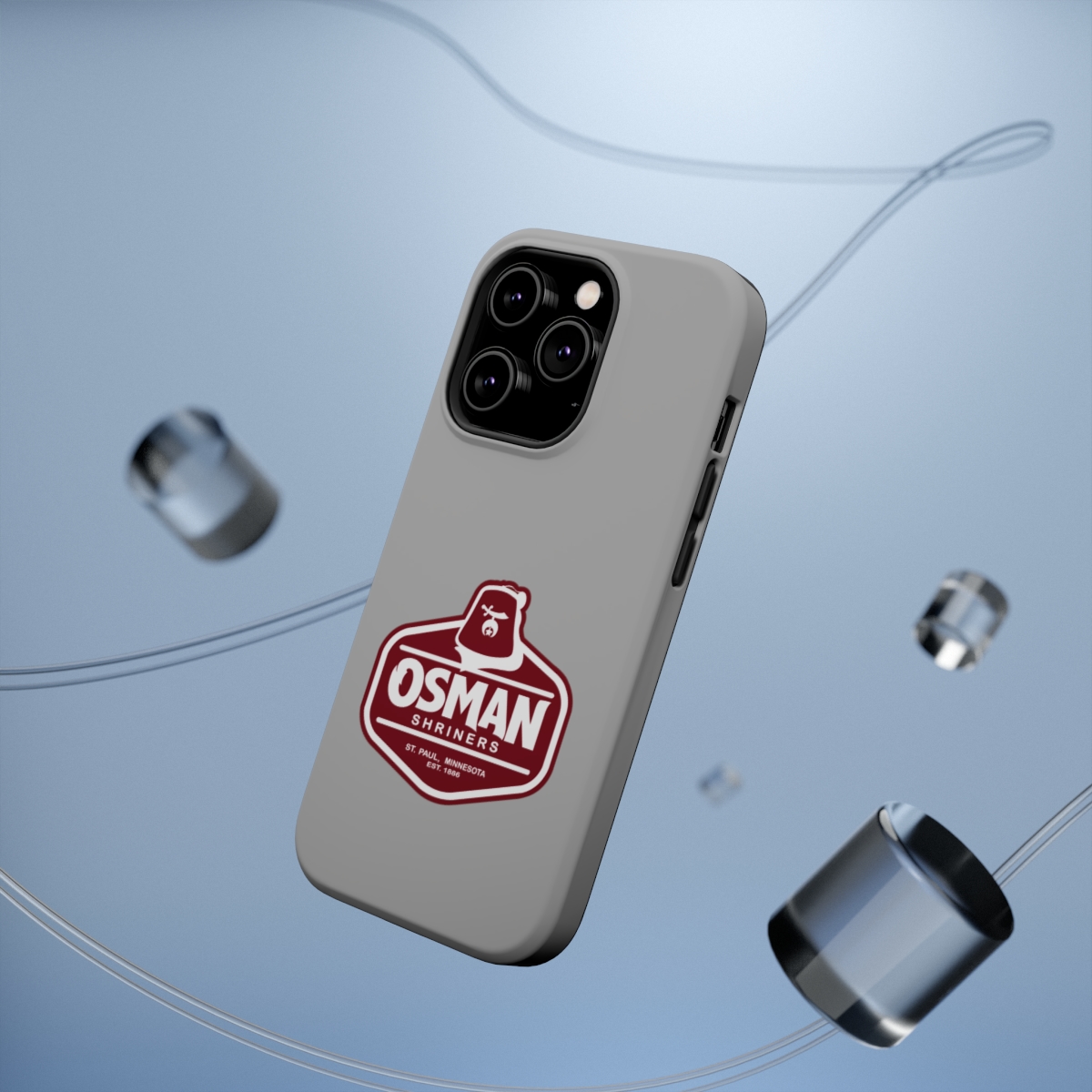 Osman Shrine MagSafe Tough Case Light Grey - Image 23