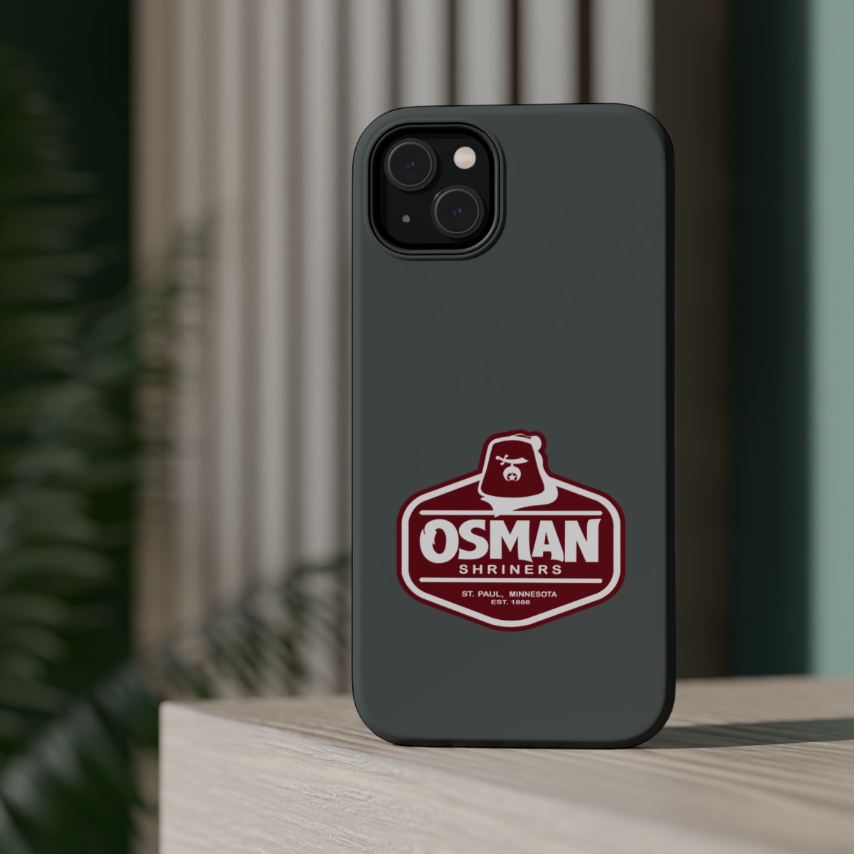 Osman Shrine MagSafe Tough Case Dark Grey - Image 32
