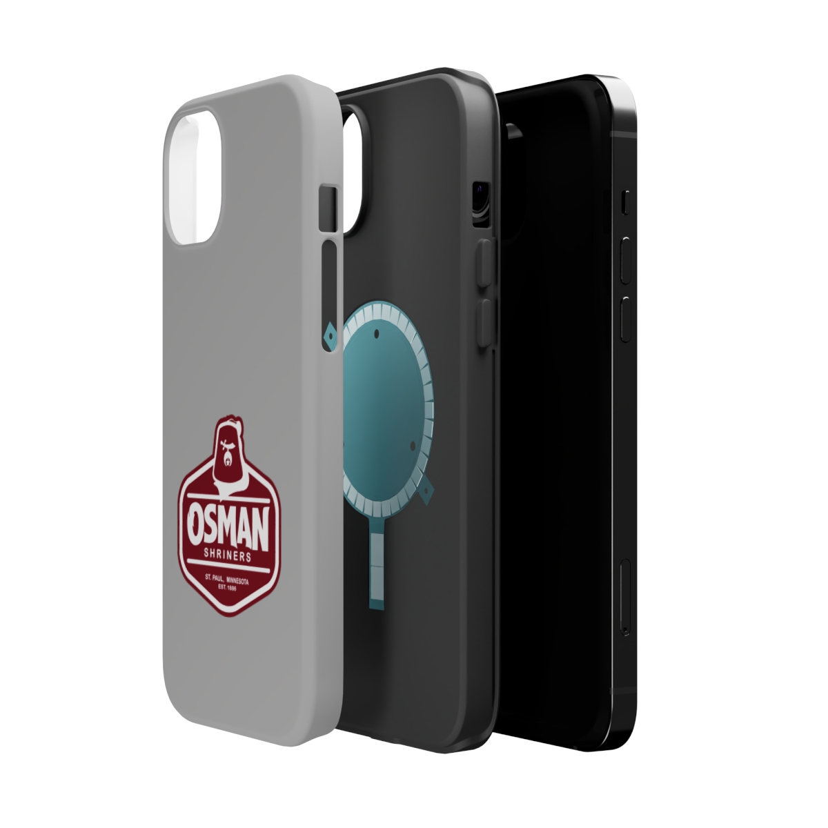 Osman Shrine MagSafe Tough Case Light Grey - Image 30