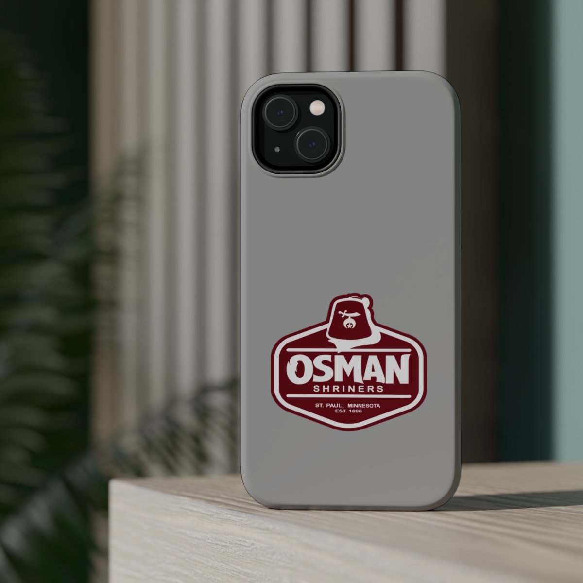 Osman Shrine MagSafe Tough Case Light Grey - Image 32