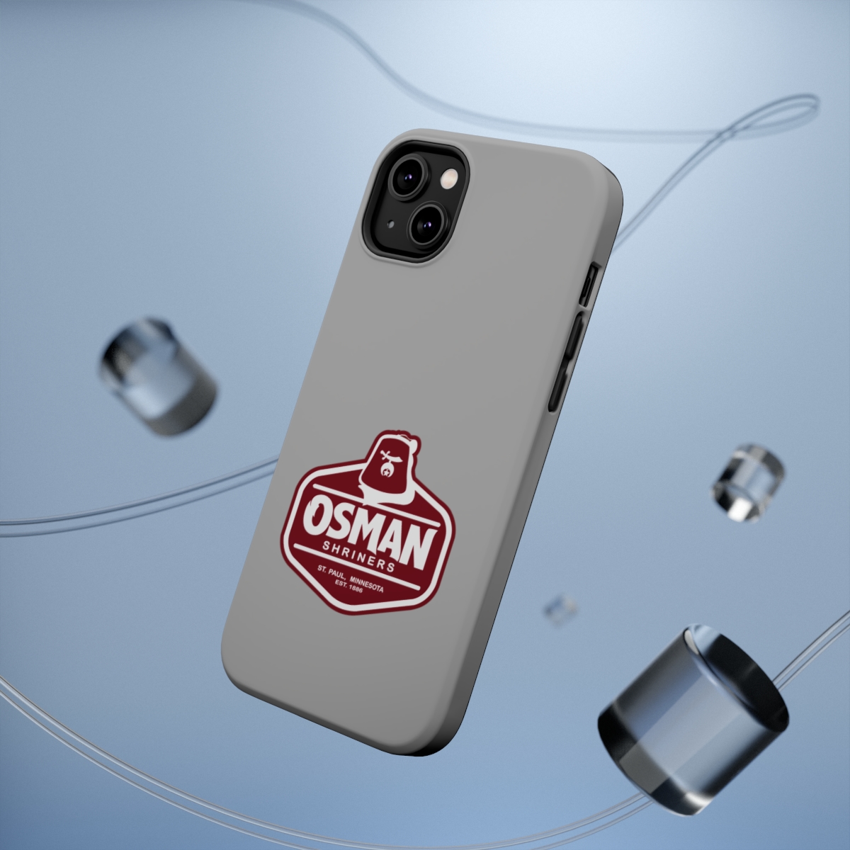 Osman Shrine MagSafe Tough Case Light Grey - Image 33