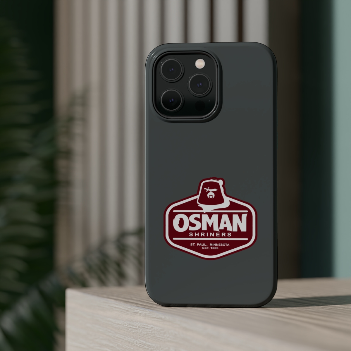 Osman Shrine MagSafe Tough Case Dark Grey - Image 37
