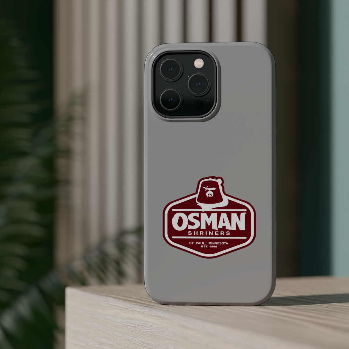 Osman Shrine MagSafe Tough Case Light Grey - Image 37