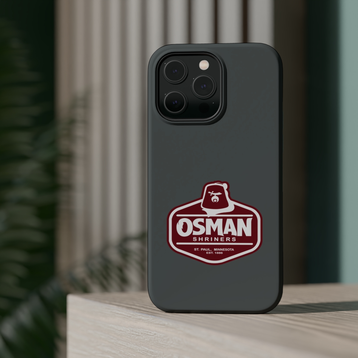 Osman Shrine MagSafe Tough Case Dark Grey - Image 42