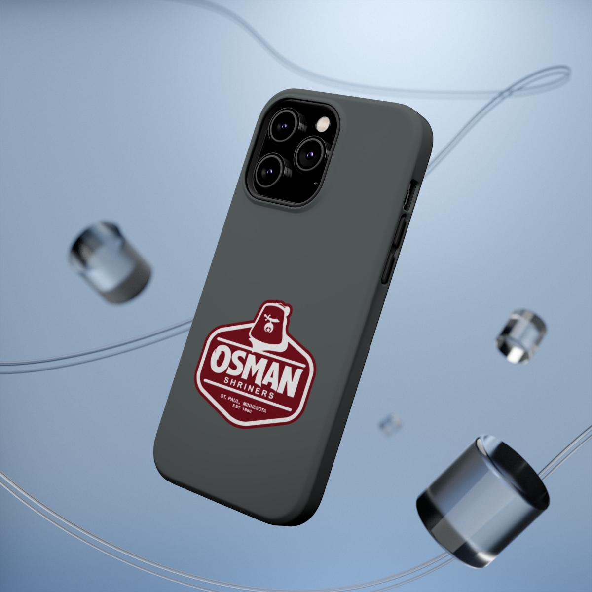 Osman Shrine MagSafe Tough Case Dark Grey - Image 43