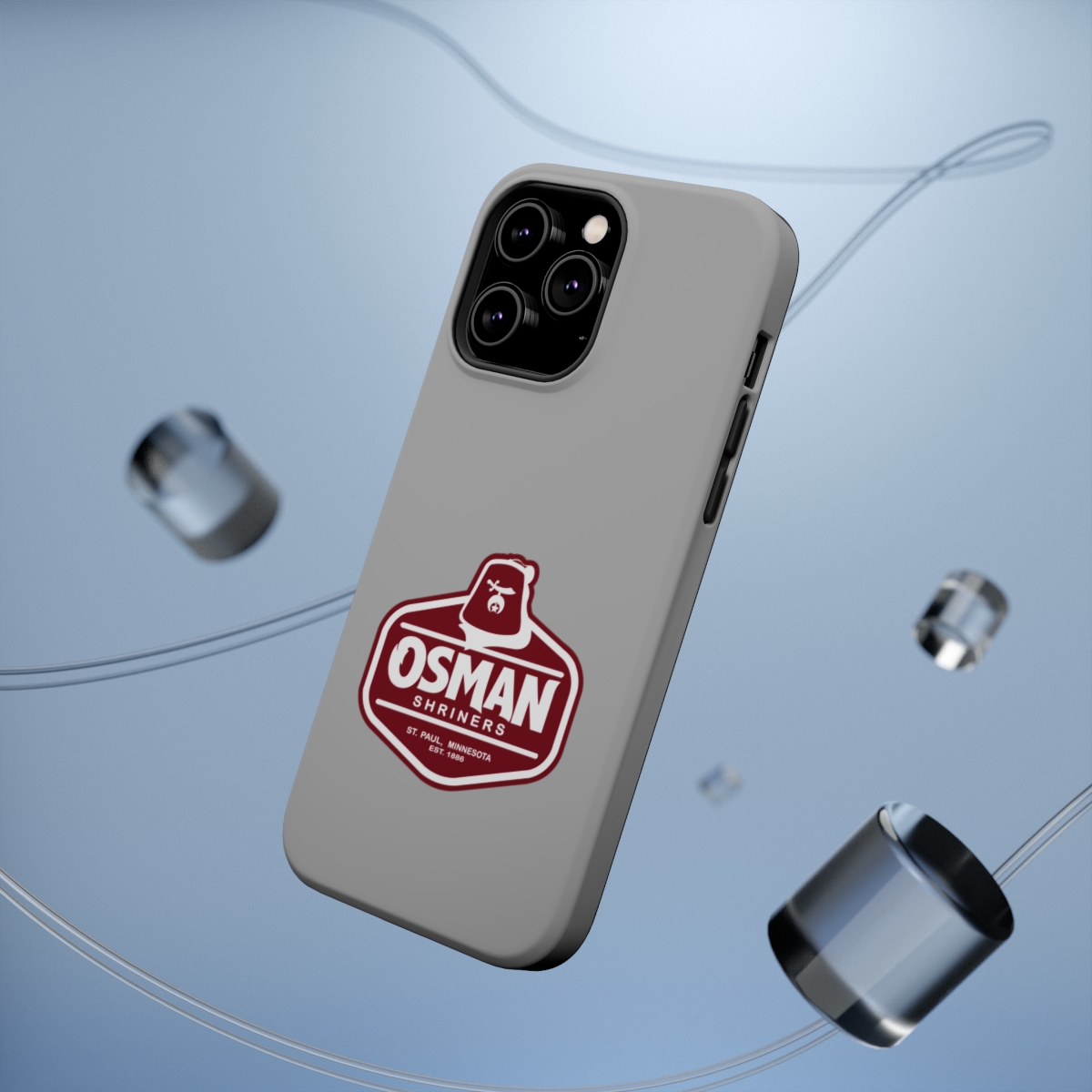 Osman Shrine MagSafe Tough Case Light Grey - Image 43