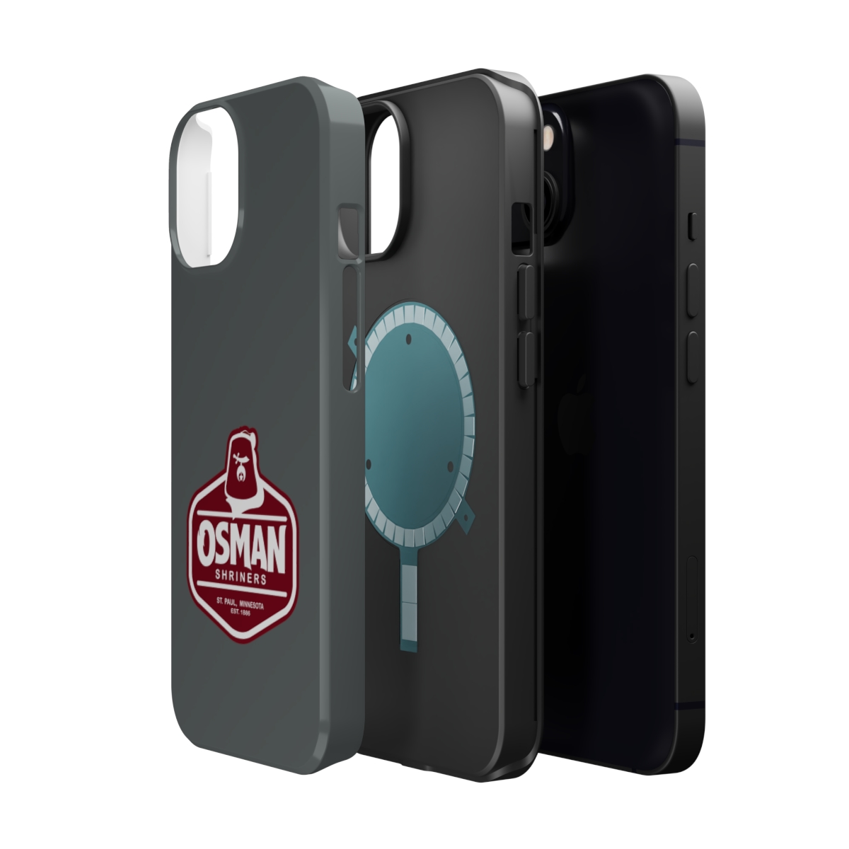 Osman Shrine MagSafe Tough Case Dark Grey - Image 45