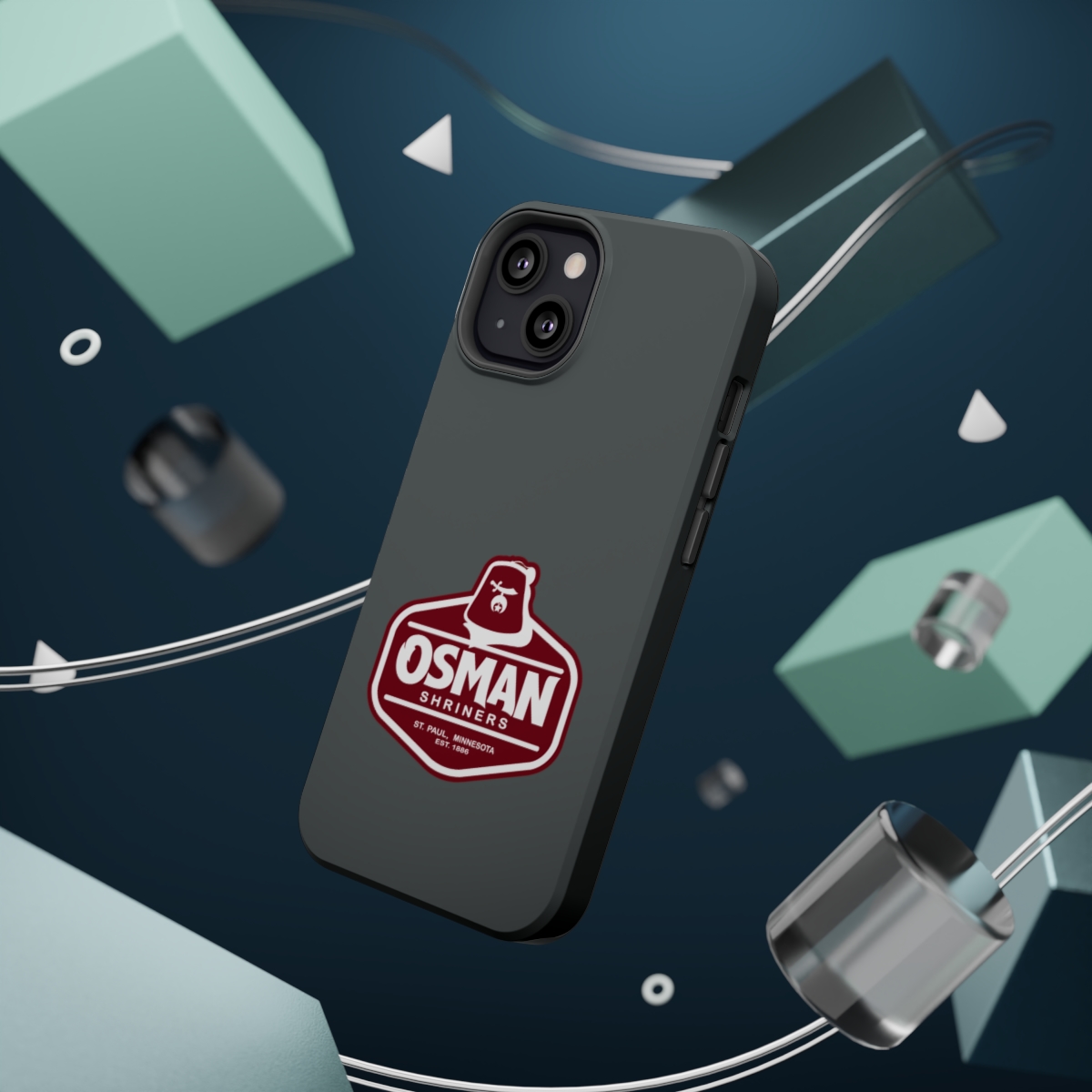 Osman Shrine MagSafe Tough Case Dark Grey - Image 46