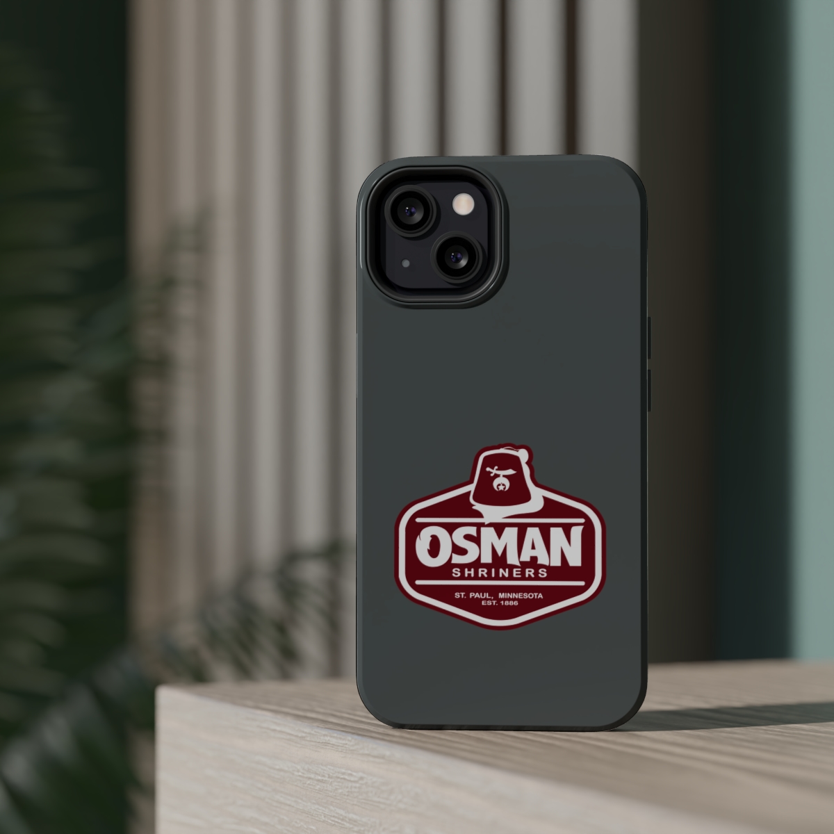Osman Shrine MagSafe Tough Case Dark Grey - Image 47