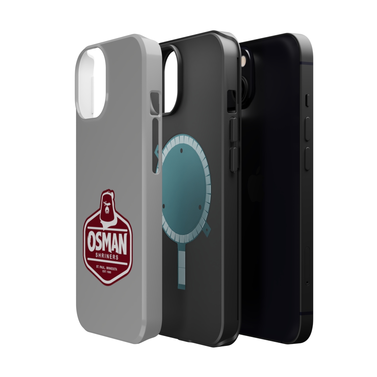 Osman Shrine MagSafe Tough Case Light Grey - Image 45