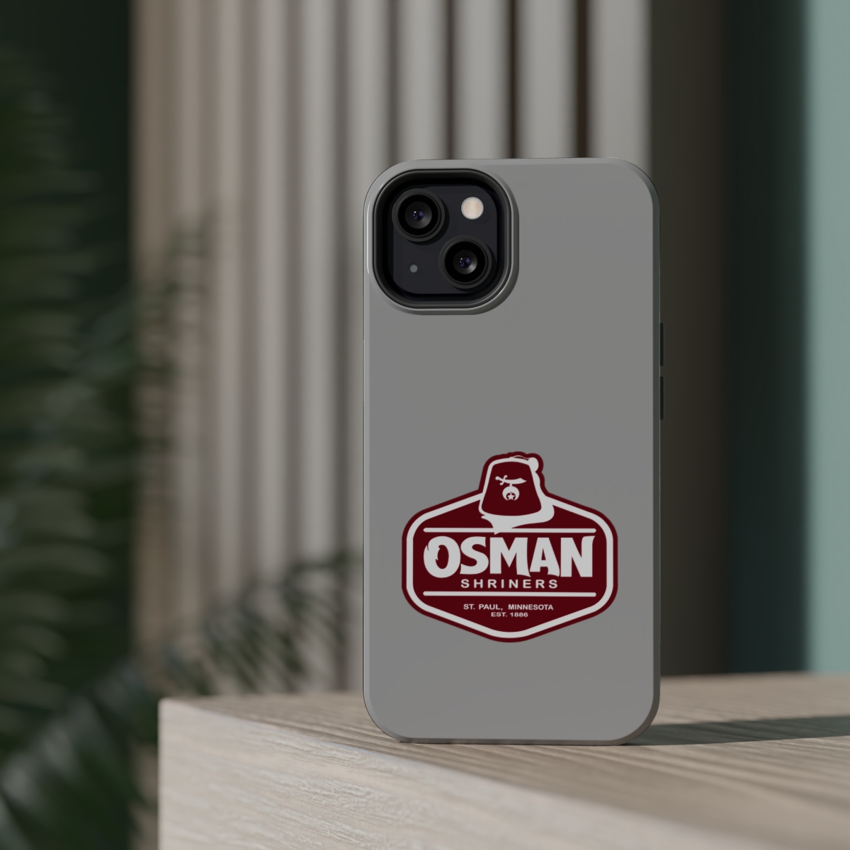 Osman Shrine MagSafe Tough Case Light Grey - Image 47