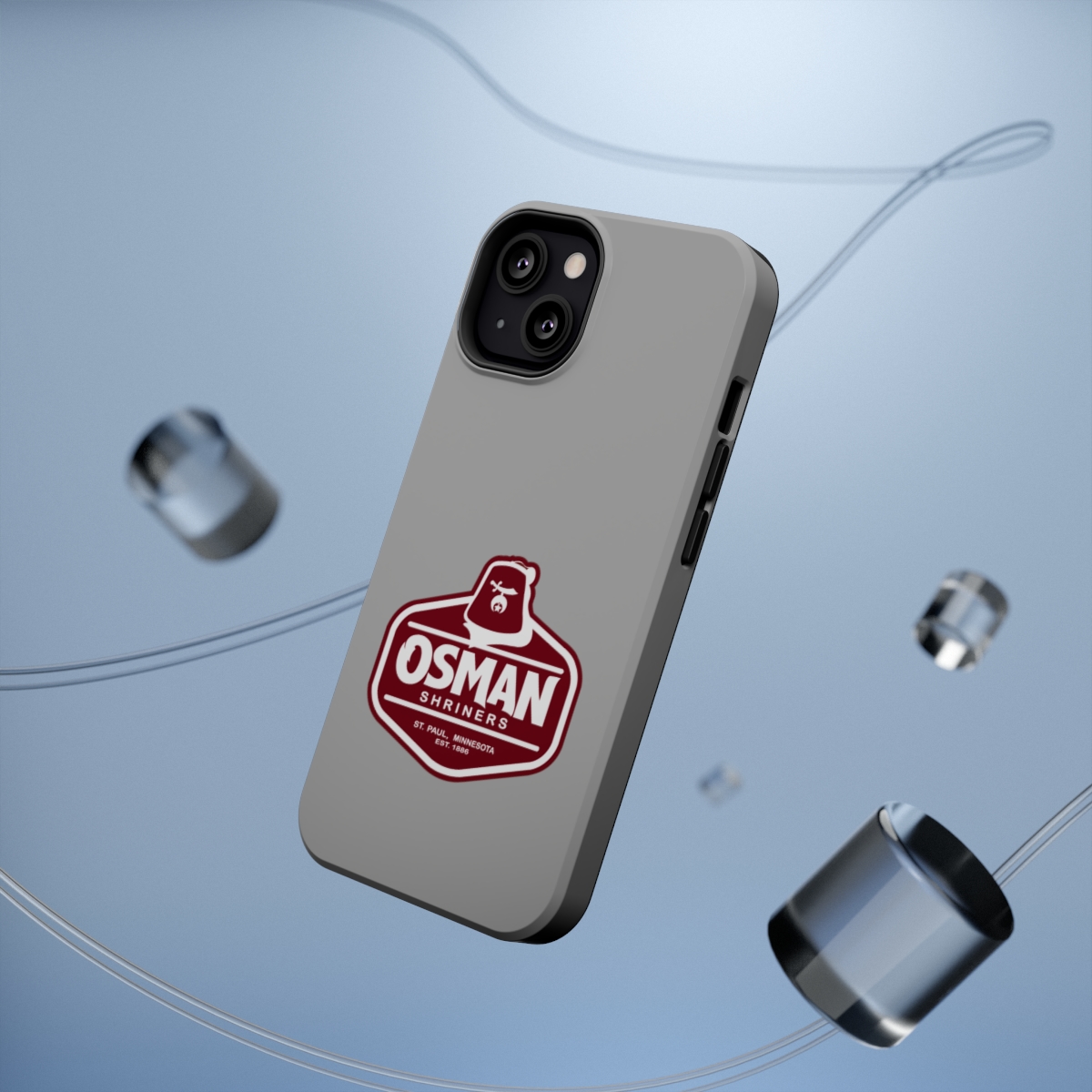 Osman Shrine MagSafe Tough Case Light Grey - Image 48