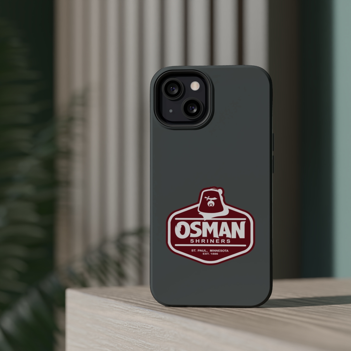 Osman Shrine MagSafe Tough Case Dark Grey - Image 52