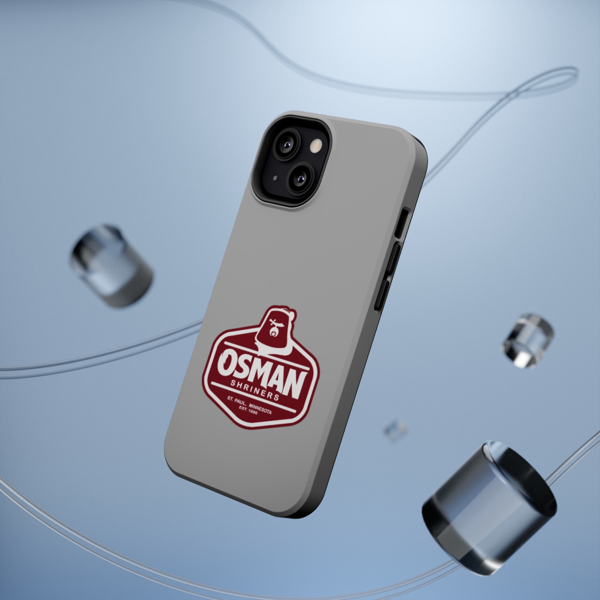 Osman Shrine MagSafe Tough Case Light Grey - Image 53