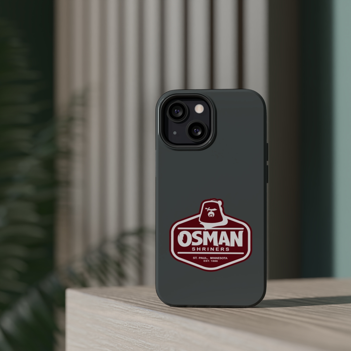 Osman Shrine MagSafe Tough Case Dark Grey - Image 57