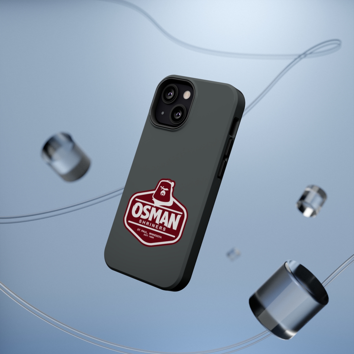 Osman Shrine MagSafe Tough Case Dark Grey - Image 58