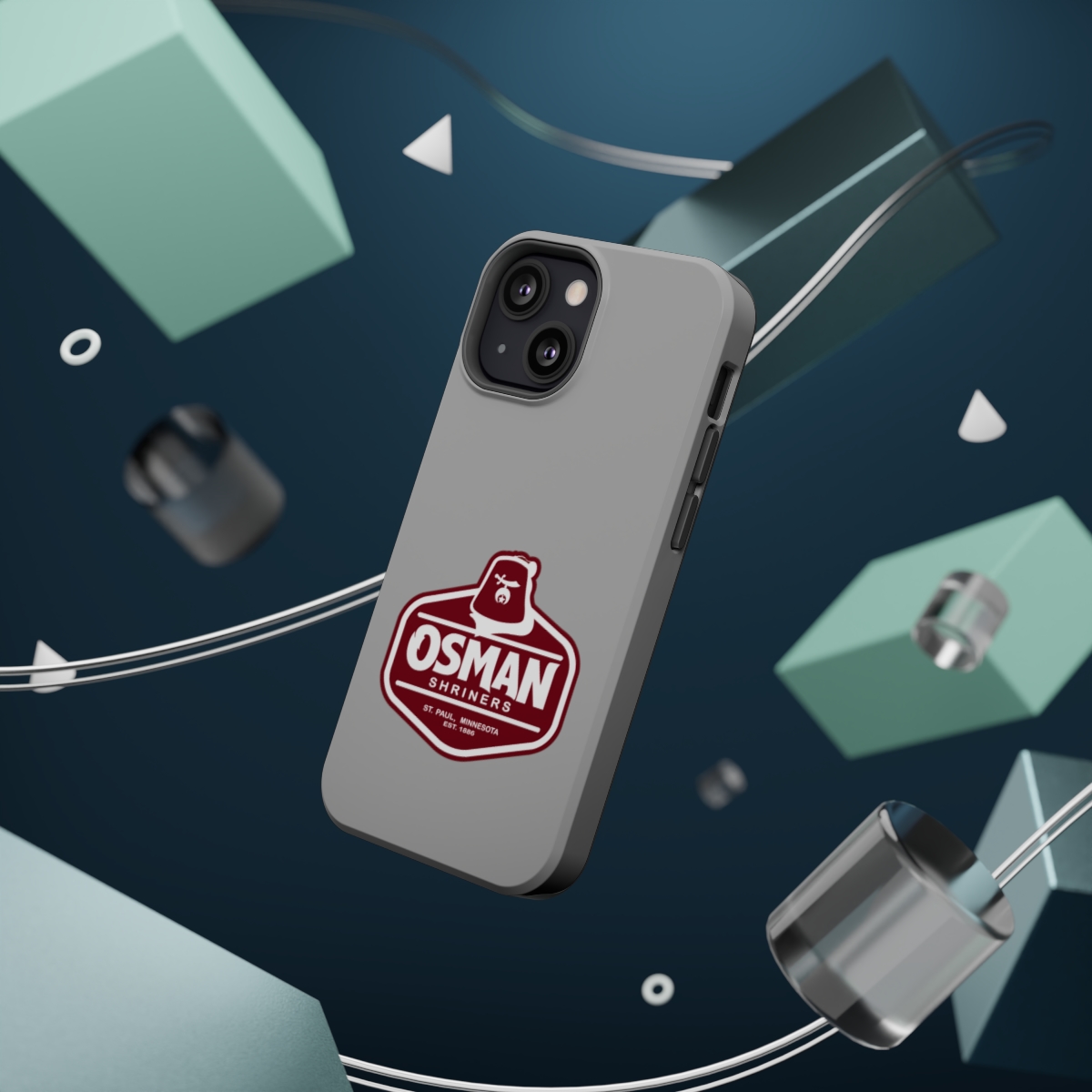 Osman Shrine MagSafe Tough Case Light Grey - Image 56