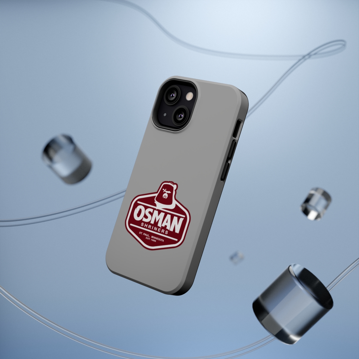 Osman Shrine MagSafe Tough Case Light Grey - Image 58