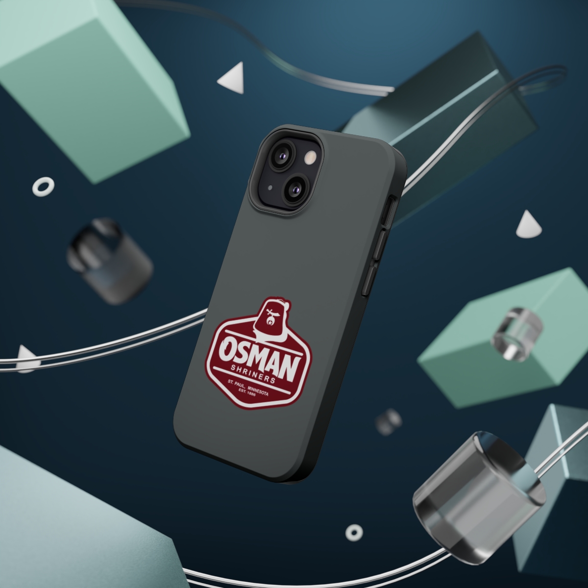 Osman Shrine MagSafe Tough Case Dark Grey - Image 61