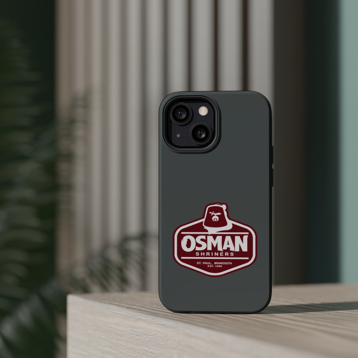 Osman Shrine MagSafe Tough Case Dark Grey - Image 62