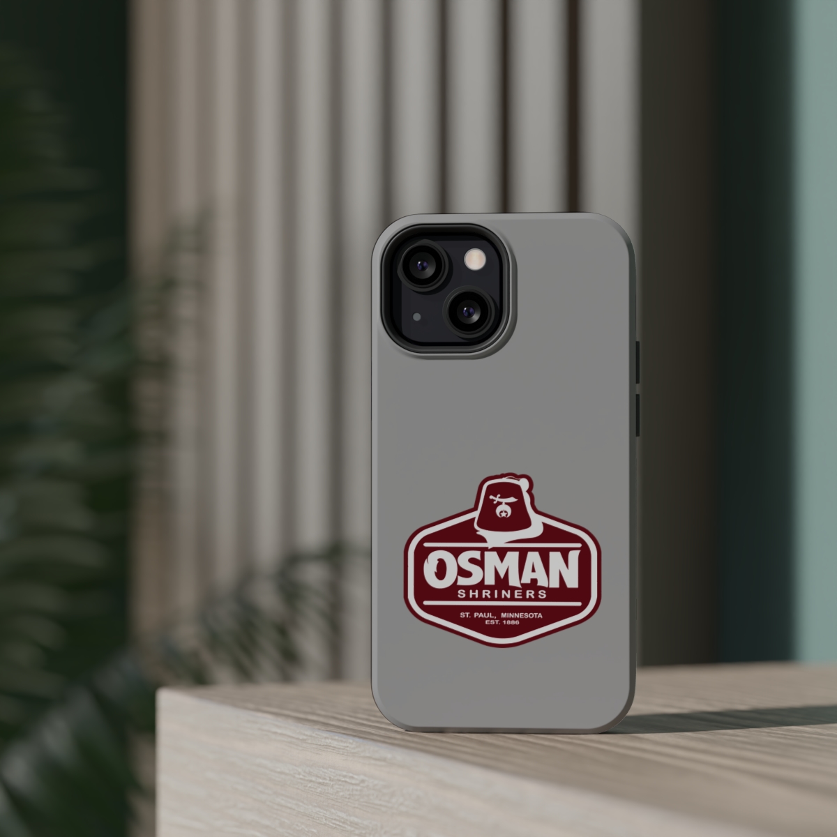 Osman Shrine MagSafe Tough Case Light Grey - Image 62