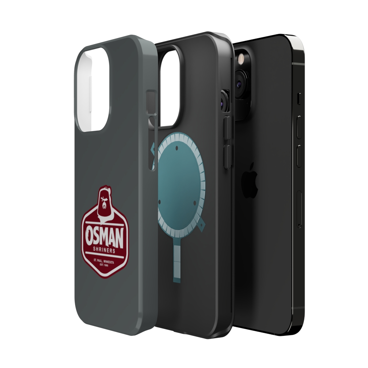Osman Shrine MagSafe Tough Case Dark Grey - Image 65