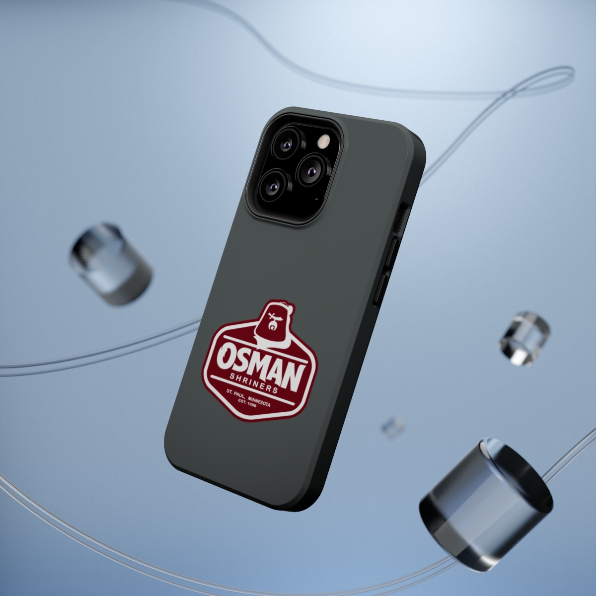 Osman Shrine MagSafe Tough Case Dark Grey - Image 68