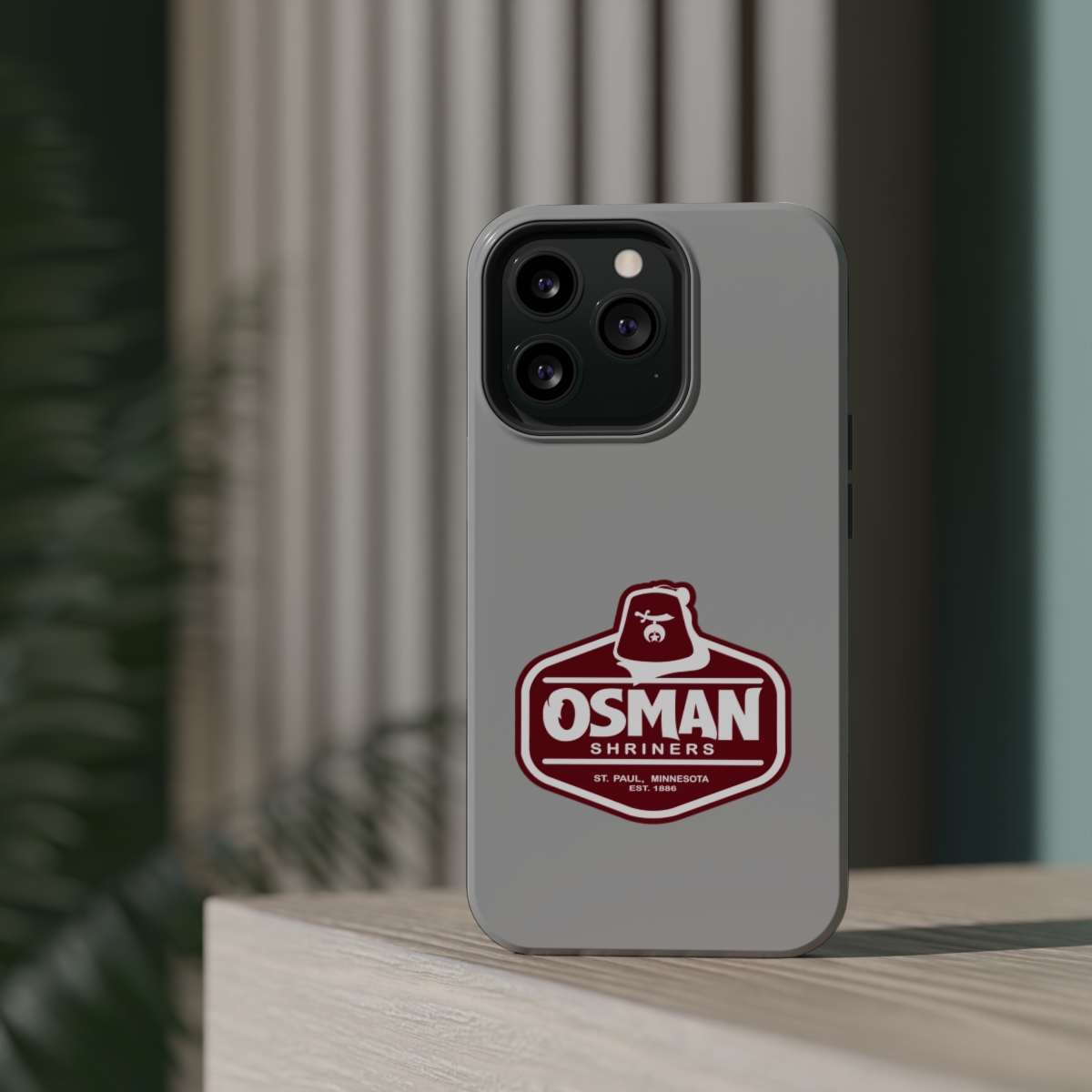 Osman Shrine MagSafe Tough Case Light Grey - Image 67