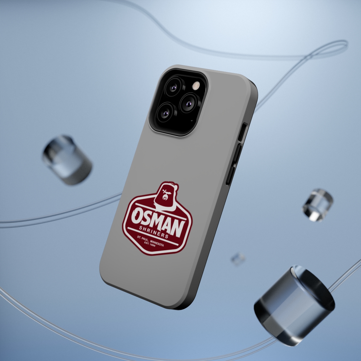 Osman Shrine MagSafe Tough Case Light Grey - Image 68